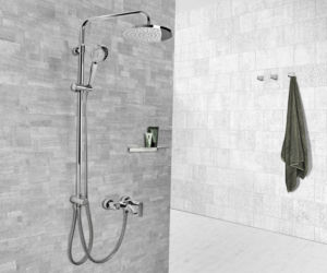 System natryskowy Universe Pro i bateria wannowo-natryskowo Palma