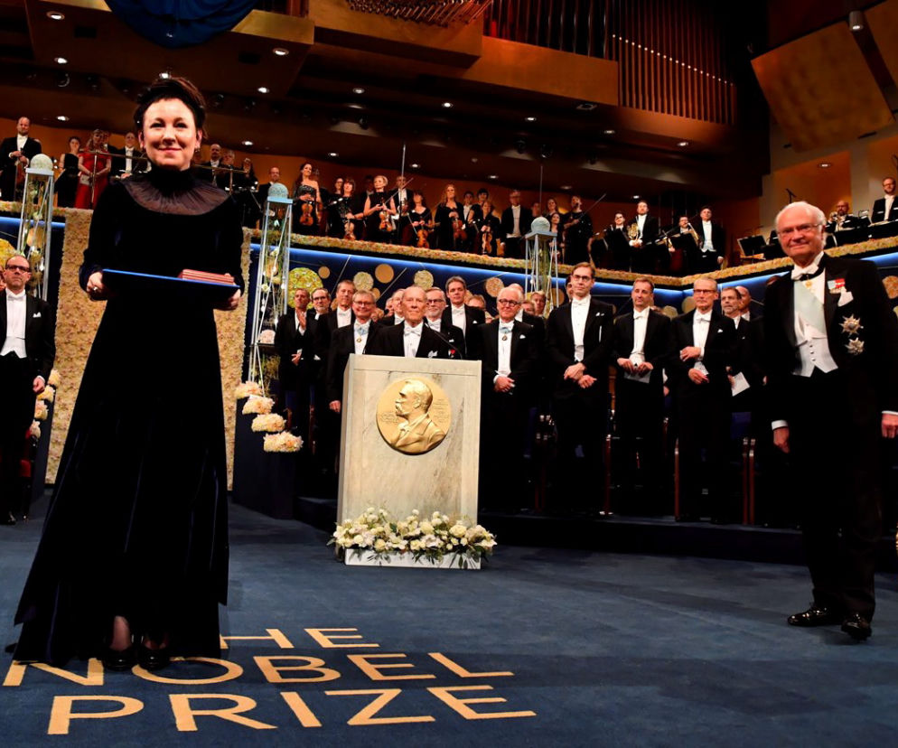 Olga Tokarczuk odebrała literacką Nagrodę Nobla
