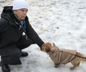 Spacer z pieskami w Lesznie