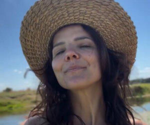 Tak Joanna Jabłczyńska odpoczywa na wakacjach. Bikini, kapelusz i zero makijażu