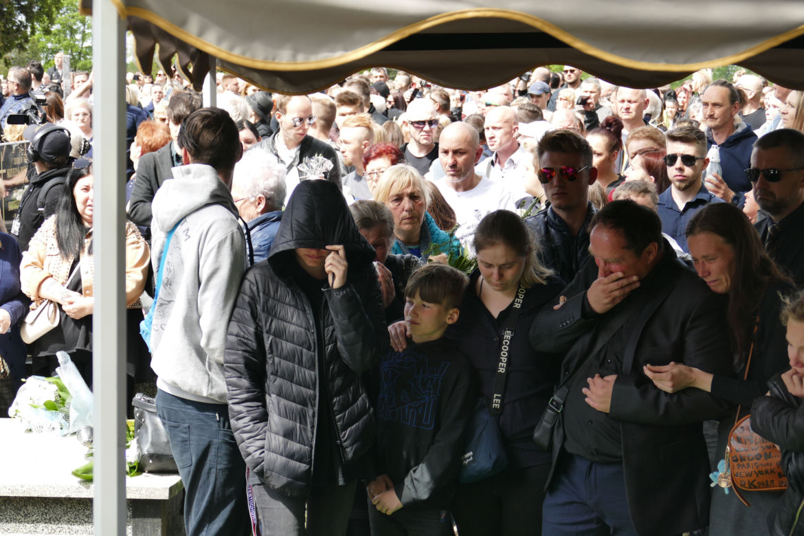 Pogrzeb Kamilka z Częstochowy na cmentarzu Kule