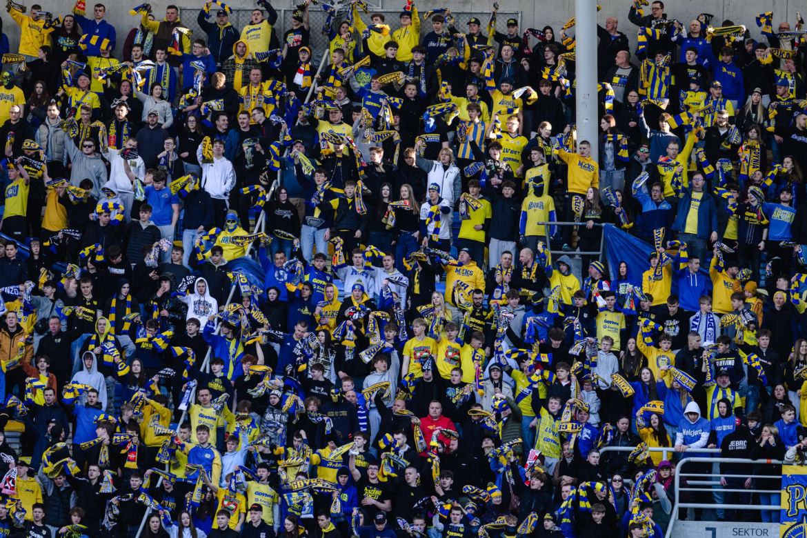 Arka Gdynia - Jagiellonia Białystok: Zdjęcia kibiców i zawodników z meczu 29. kolejki PKO BP Ekstraklasy