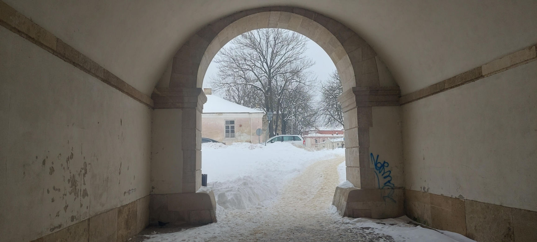zima w Zamościu