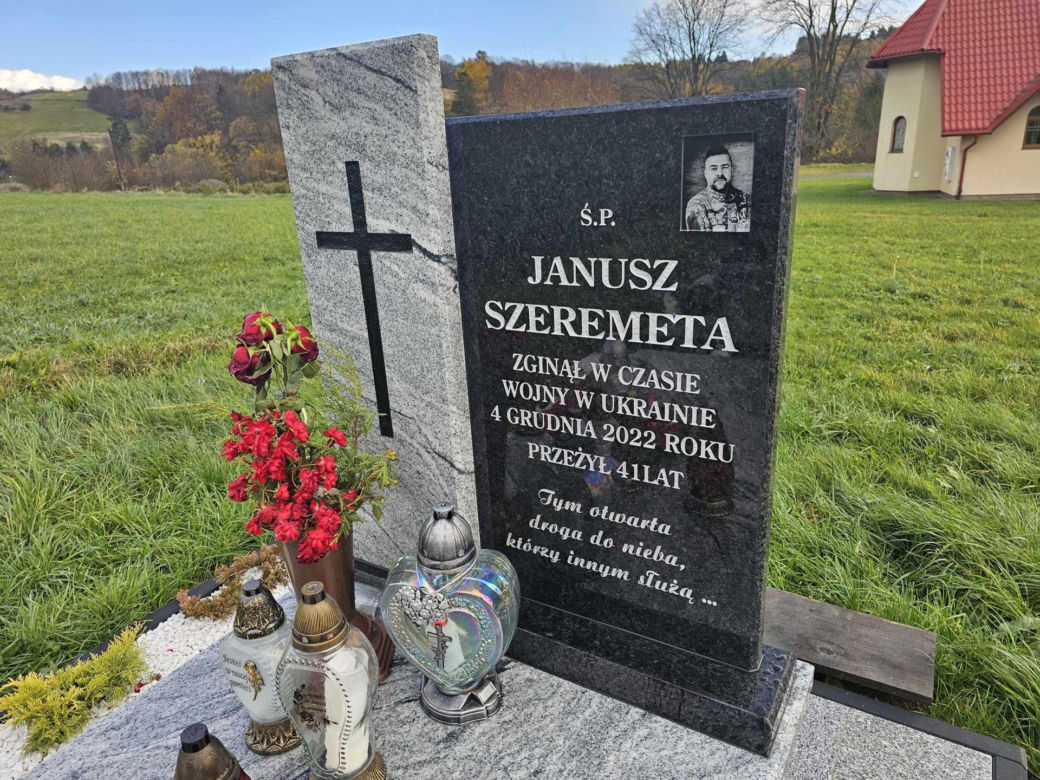 Polak zginął, walcząc na Ukrainie.