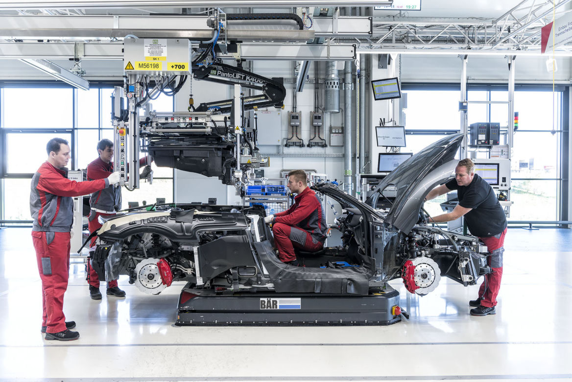 Produkcja Audi R8