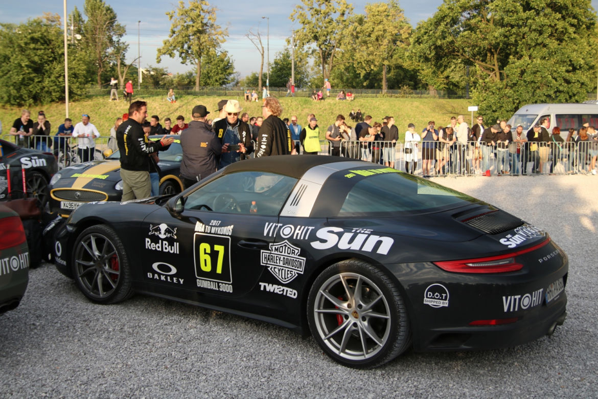 Gumball 3000 2017 w Polsce, Warszawa Stadion Narodowy