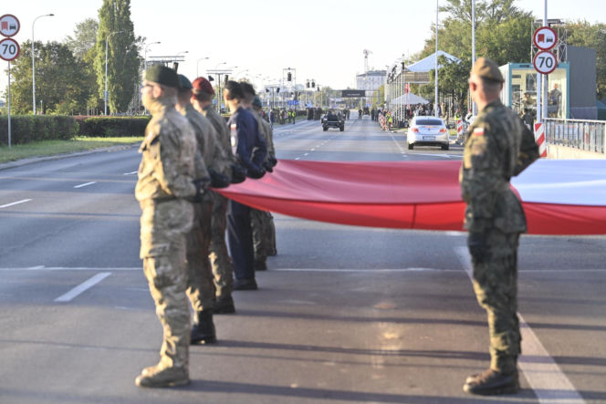 Próba generalna defilady wojskowej w Warszawie