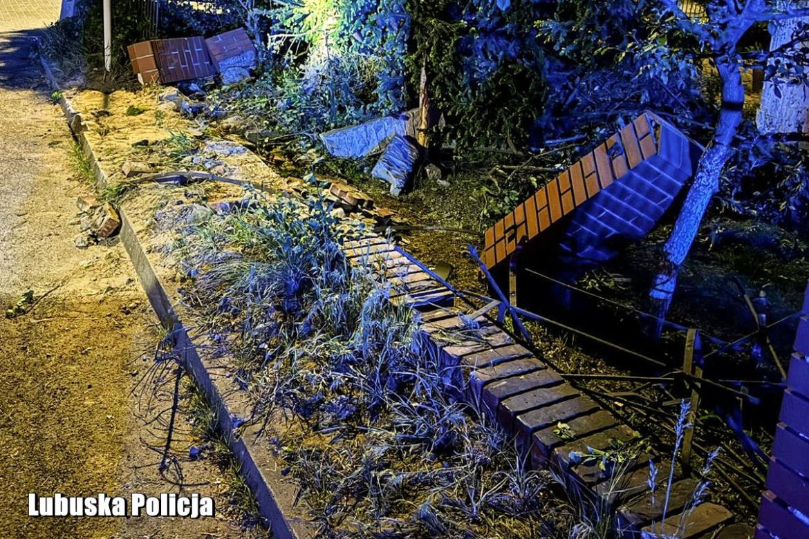 Pijany kierowca wjechał w budynek