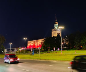 Nowa iluminacja Zamku Książąt Pomorskich w Szczecinie