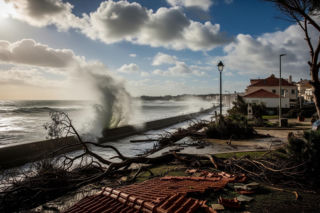 Wsparcie dla ofiar orkanu Kristin w Portugalii. Co zaskoczyło władze i mieszkańców?