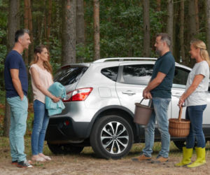 Pierwsza miłość. Natalia (Katarzyna Sowińska), Artur (Łukasz Płoszajski), Emilka (Anna Ilczuk), Bartek (Rafał Kwietniewski)