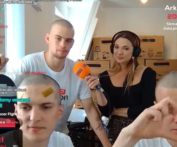 Kasia Węsierska na streamie u Łatwoganga. Radio ESKA wspiera największą akcję w polskim internecie!