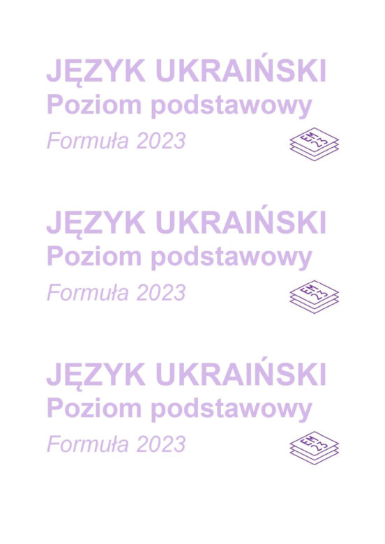 Matura 2026: język ukraiński - arkusz CKE