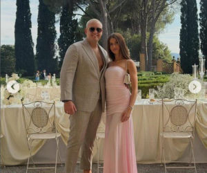 Obcisła kreacja i goła klata! Roksana Węgiel i Kevin Mglej szaleją na ślubie przyjaciół