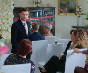 Przyjaciółki 17 odc. 206. Sławek (Kacper Kuszewska), Patrycja (Joanna Liszowska)