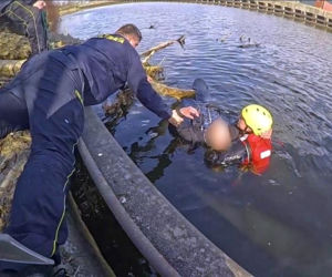 69-latek topił się w Kanale Żerańskim