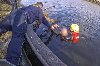 69-latek topił się w Kanale Żerańskim