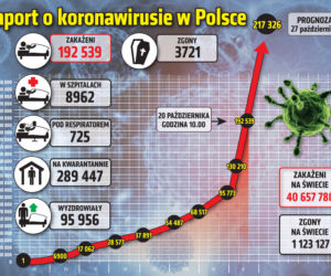 Koronawirus w Polsce. Dane i statystyki z 20 października