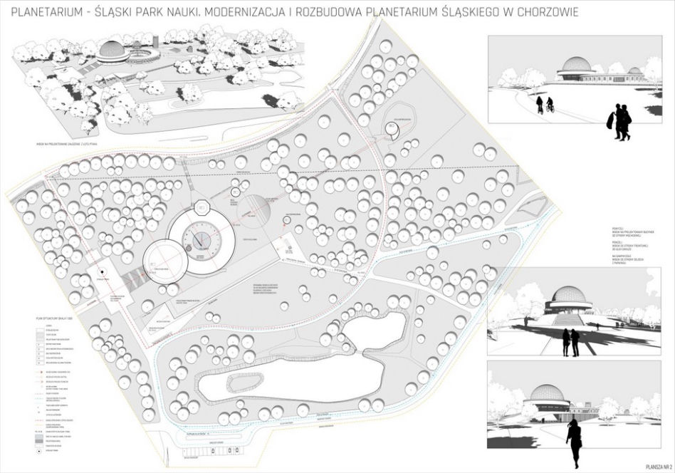 Wyniki konkursu na projekt modernizacji i rozbudowy Planetarium w Chorzowie