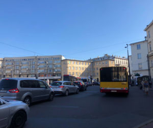Korki na Pomorskiej w Łodzi