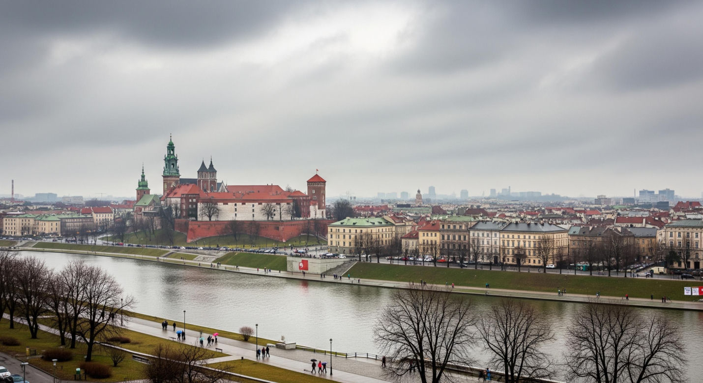Kraków, 22 lutego. Deszcz.jpg