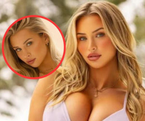 Przepiękna blondwłosa bramkarka przesadziła. Minimajtki i ministanik prawie nic nie zakryły. Ale ciało!