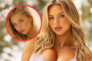 Przepiękna blondwłosa bramkarka przesadziła. Minimajtki i ministanik prawie nic nie zakryły. Ale ciało!