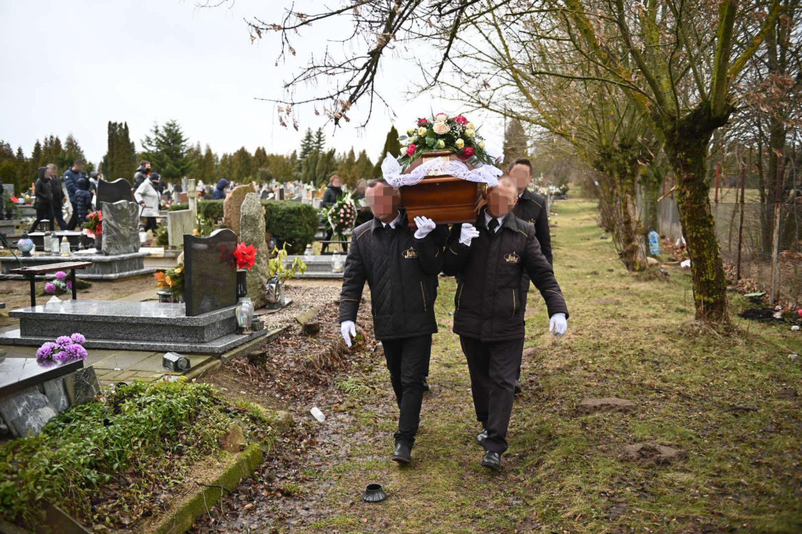 Pogrzeb Ewy Orłowskiej w Starogardzie Gdańskim. Zginęła z ręki kochanka