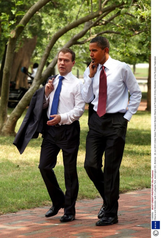 Obama zabrał Miedwiediewa na hamburgery