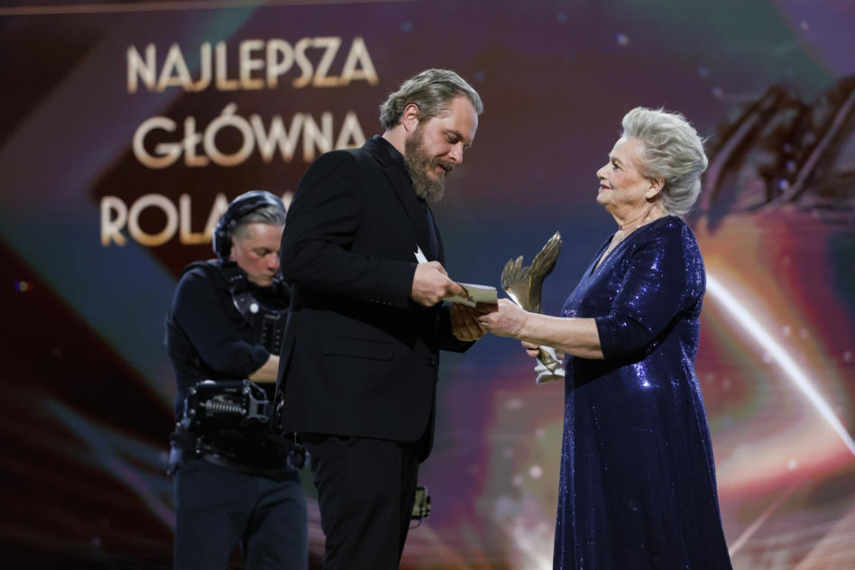 Magda Zawadzka, Anna Seniuk, Krystyna Janda na gali Orłów 2026