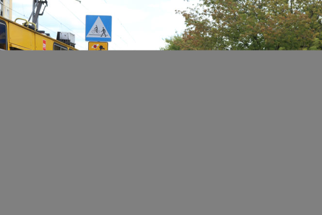 Suzuki wjechało pod tramwaj w Warszawie