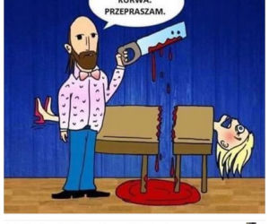 Pan Ząbek żartuje z nieudanej sztuczki