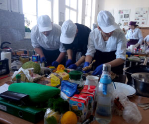 Konkurs kulinarny im. Wiktora Kulerskiego w grudziądzkim gastronomiku