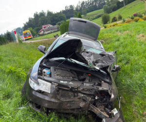 Dramat na Podkarpaciu. Zderzenie motocykla z autem, nie żyje jedna osoba