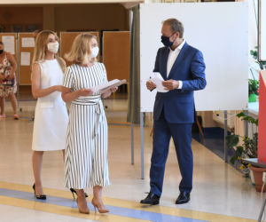 Donald Tusk z córką Kasią Tusk