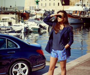 Anna Mucha testuje Mercedesa Klasy C