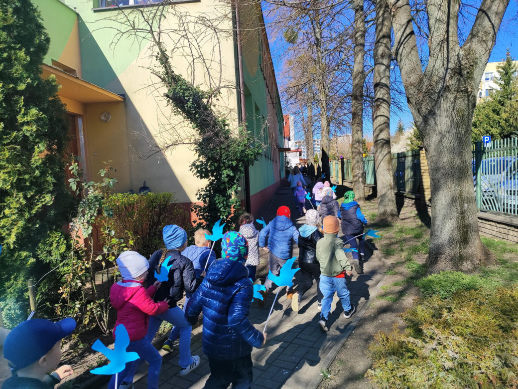 Na terenie Publicznego Przedszkola nr 3 odbył się bieg "Rozwiń skrzydła"