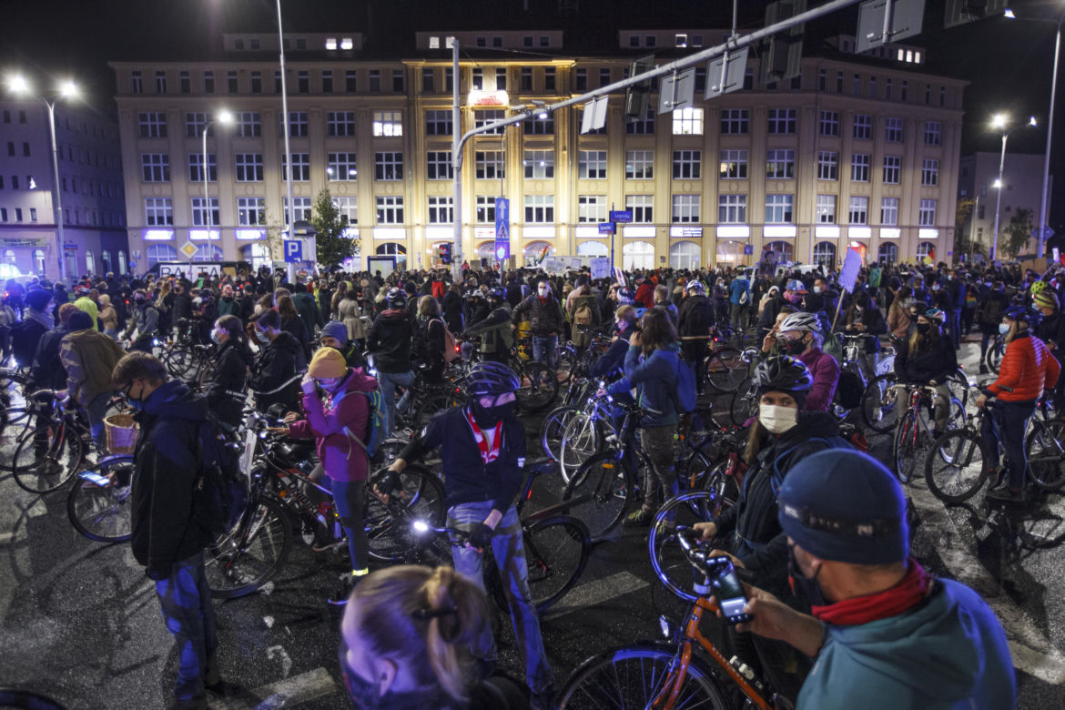 Protest kobiet we Wrocławiu
