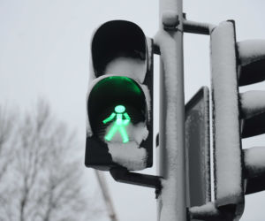 Śnieżyca w Warszawie