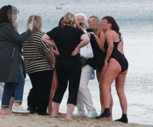 Morsy dorwały Joannę Kurowską na plaży