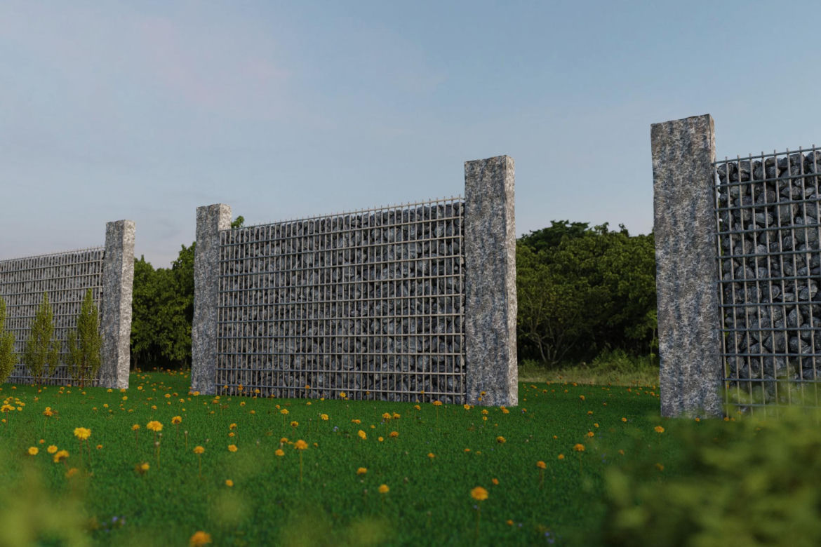 Modne i piękne ogrodzenia z gabionów - zobacz inspiracje