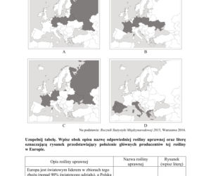 Matura 2019 geografia rozszerzona. ARKUSZE I ODPOWIEDZI