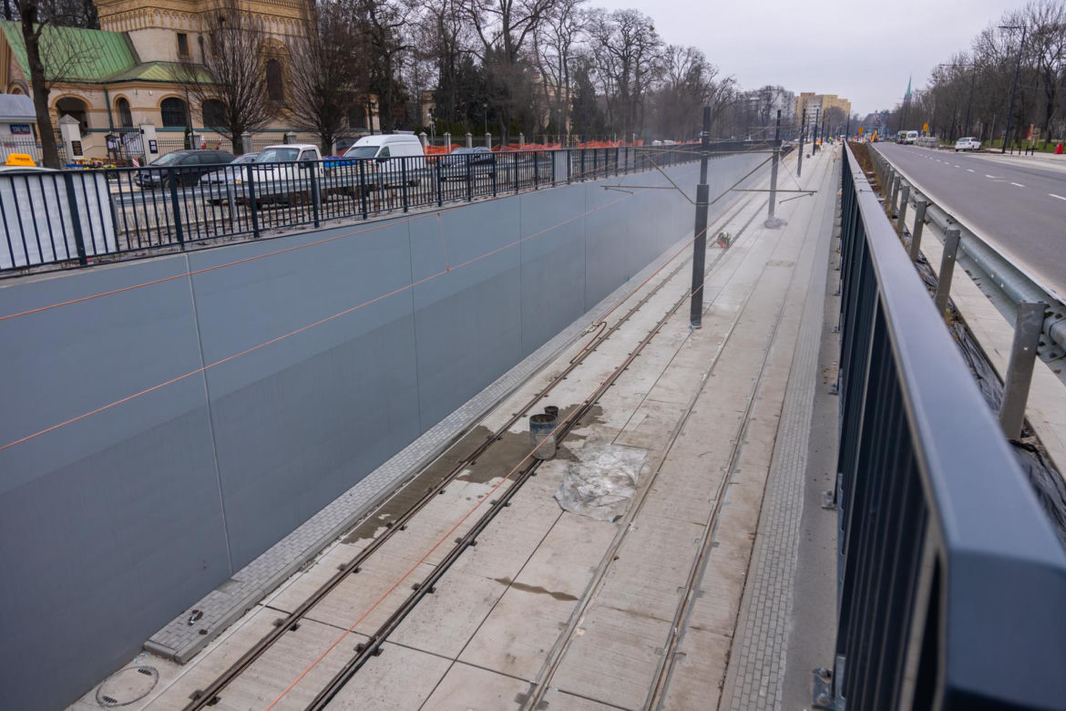 Tramwaj na Kasprzaka w Warszawie