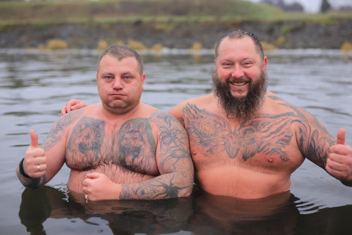 Znowu to zrobili. Tak kąpał się Lubelski Klub Morsów! [ZDJĘCIA]