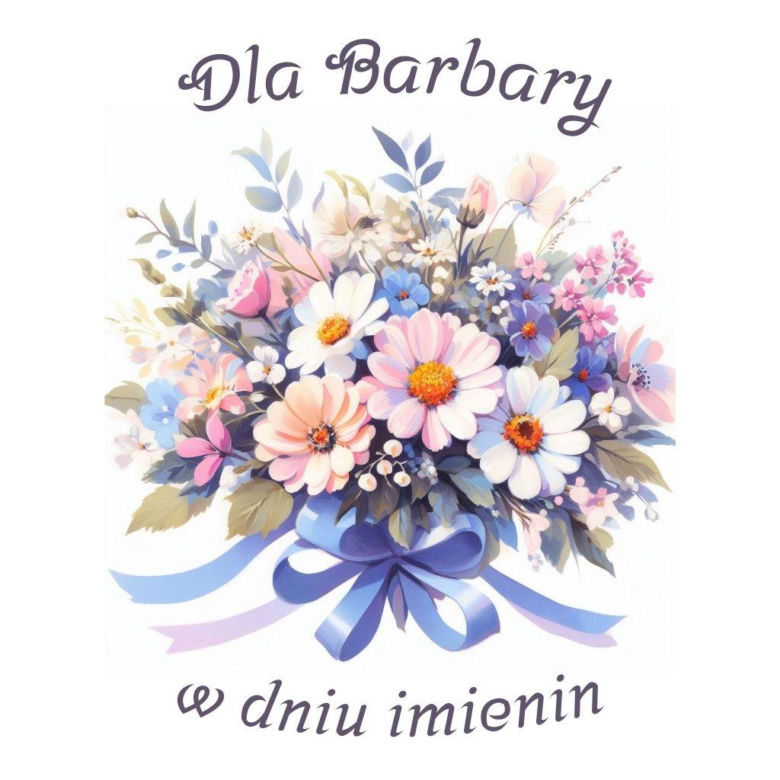 Piękne kartki imieninowe dla Barbary do ściągnięcia za darmo