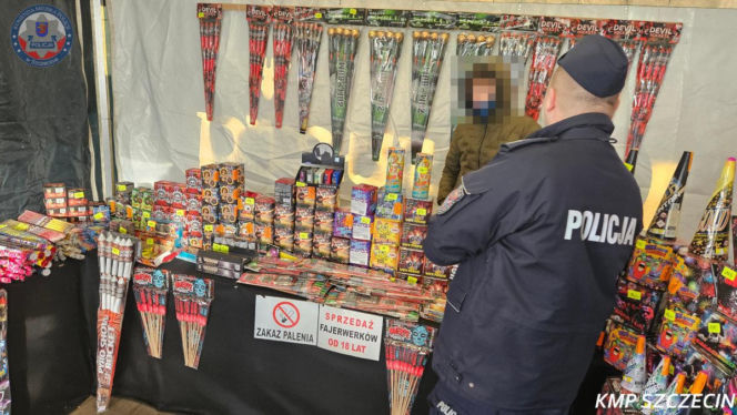 Kontrole w punktach sprzedaży fajerwerków