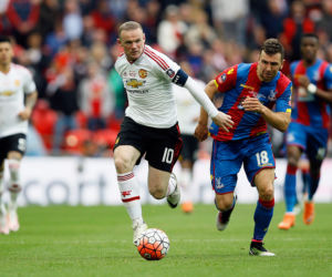 Piłkarze Manchesteru City i Manchesteru United