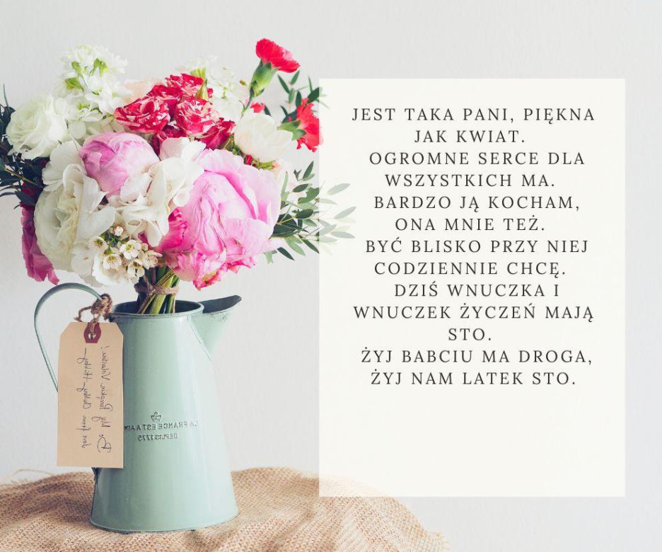 Piękne kartki na Dzień Babci z życzeniami
