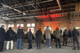 Spotkanie z mieszkańcami w Królewskiej Papierni