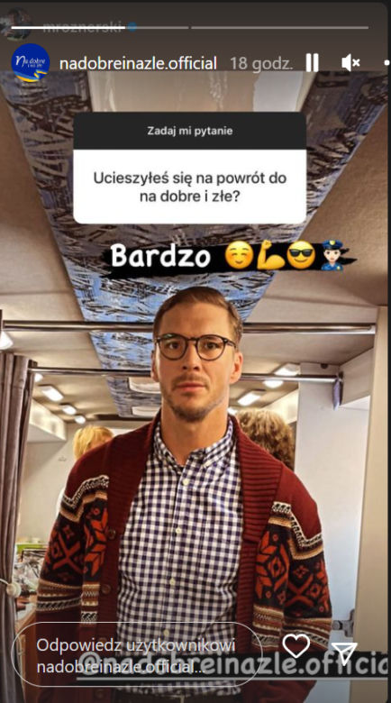 Na dobre i na złe po wakacjach 2022. Miłosz (Mikołaj Roznerski)
